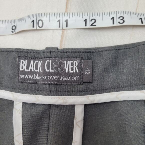 Black Clover gray golf shorts 11" polyester chino 42 - Picture 8 of 8
